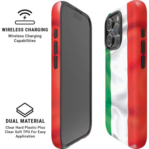 Italy Flag iPhone 16 Pro Max Magsafe Impact Case